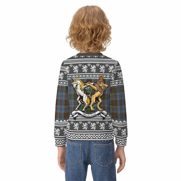 Anderson Clan Tartan Crest Christmas Kid Ugly Sweatshirt Coat of Arms Funny Style