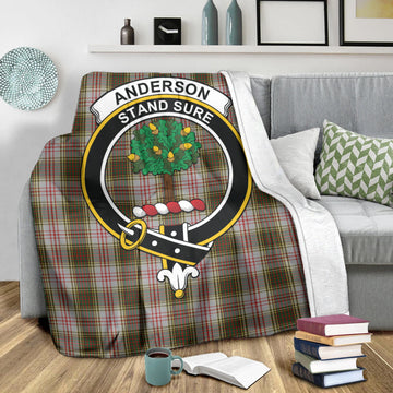 Anderson Dress Tartan Blanket with Family Crest