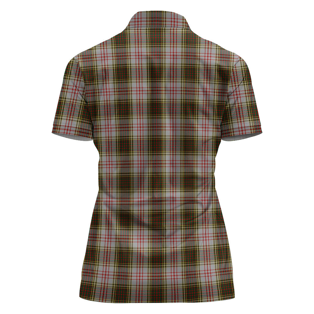 Anderson Dress Tartan Polo Shirt with Family Crest For Women - Tartanvibesclothing