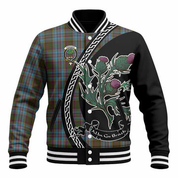 Anderson Family Crest Tartan Baseball Jacket Alba Thistle Inspired