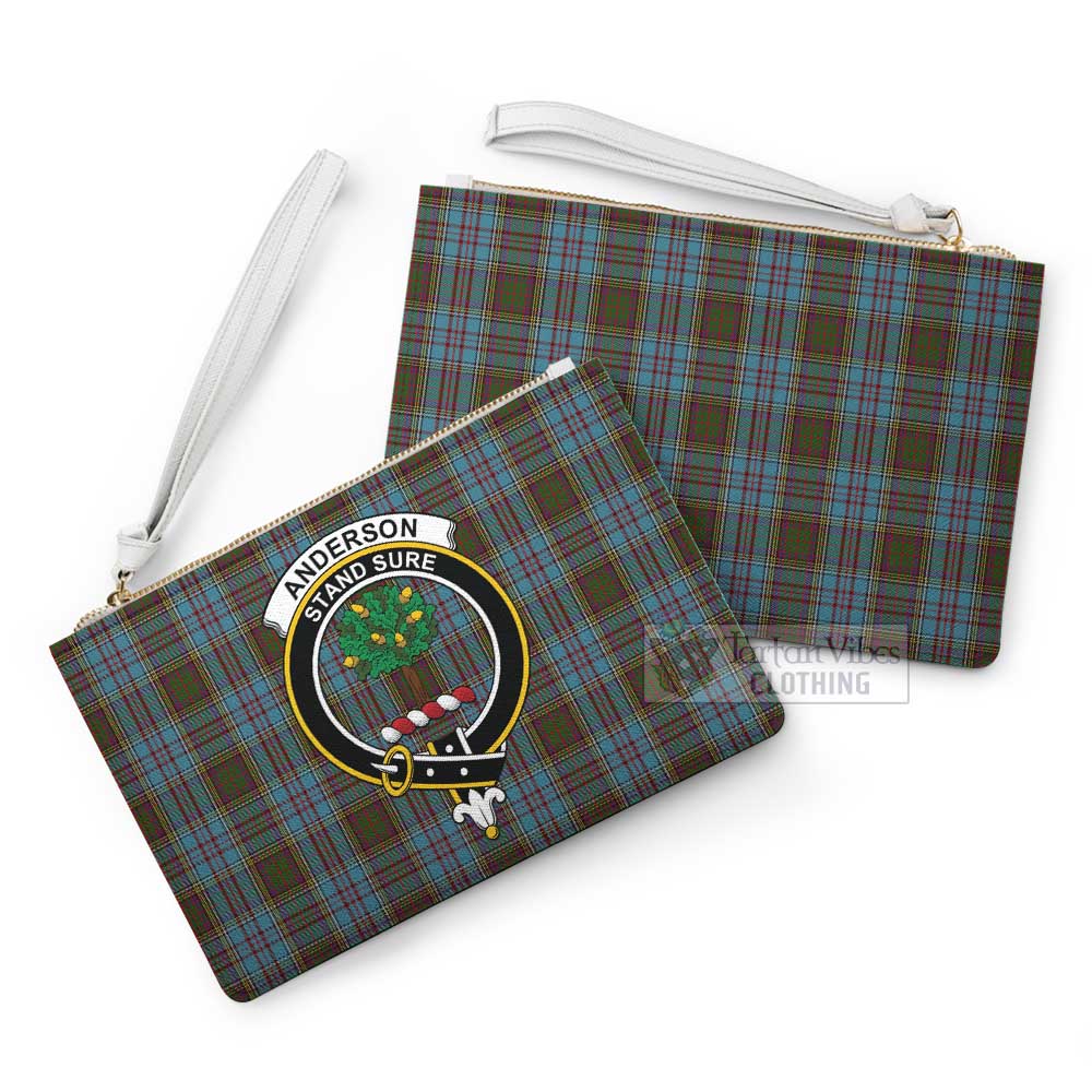 Tartan Vibes Clothing Anderson Family Crest Tartan Clutch Bag