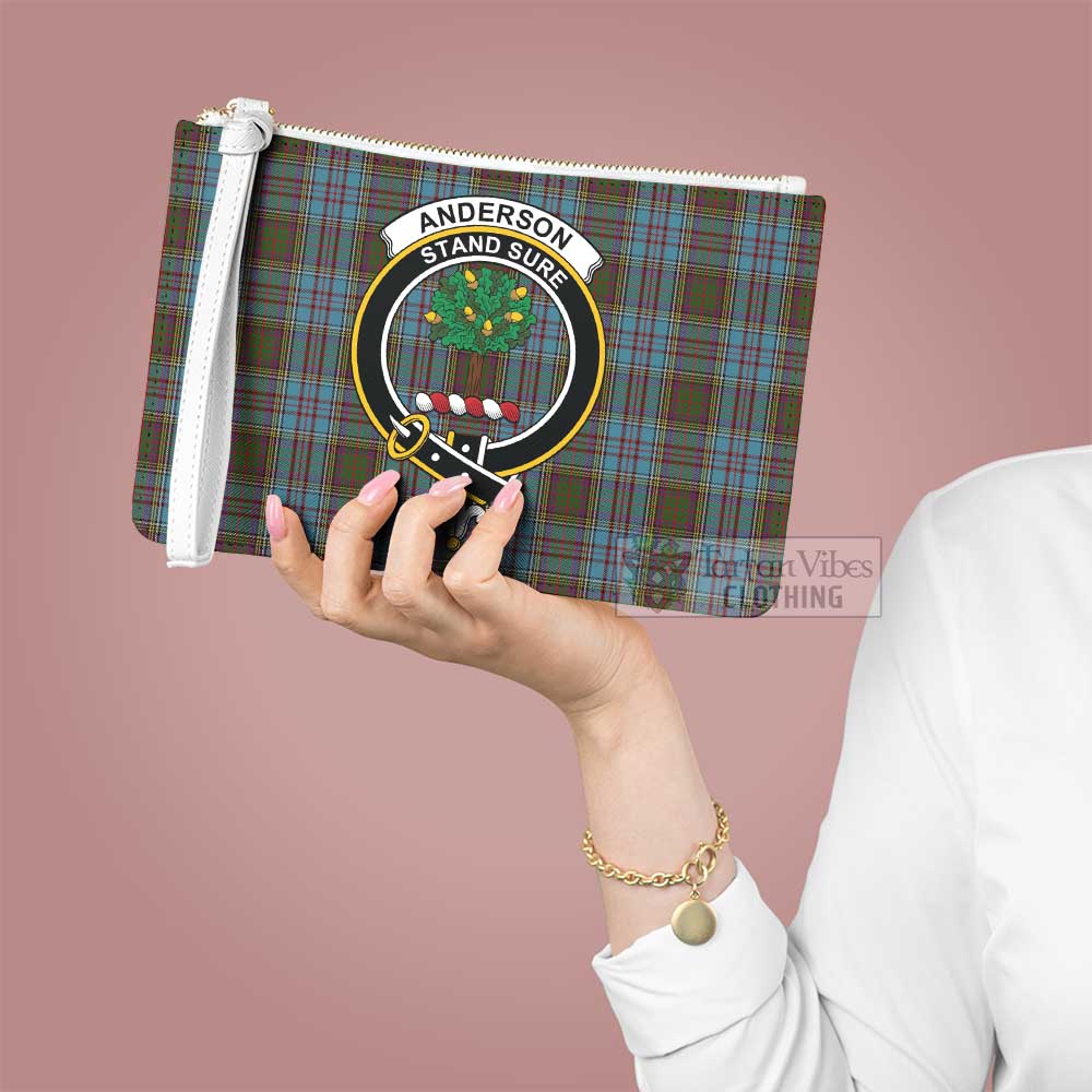 Tartan Vibes Clothing Anderson Family Crest Tartan Clutch Bag