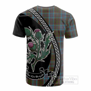 Anderson Family Crest Tartan Cotton T-shirt Alba Thistle Inspired - Tartan Vibes Clothing