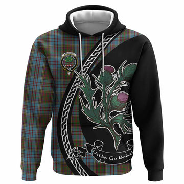 Anderson Family Crest Tartan Hoodie Alba Thistle Inspired