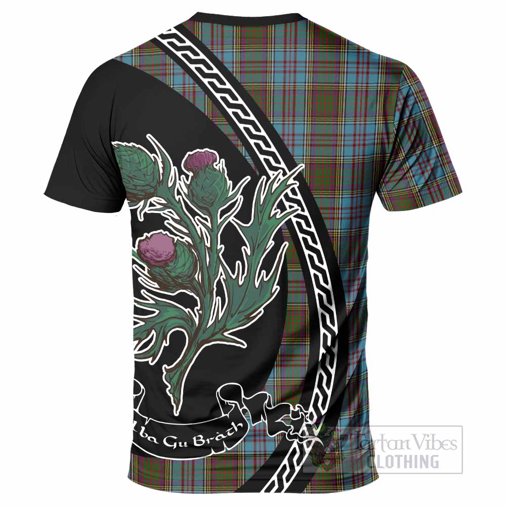 Anderson Family Crest Tartan T-Shirt Alba Thistle Inspired - Tartan Vibes Clothing
