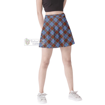 Anderson Modern Tartan Women's Plated Mini Skirt