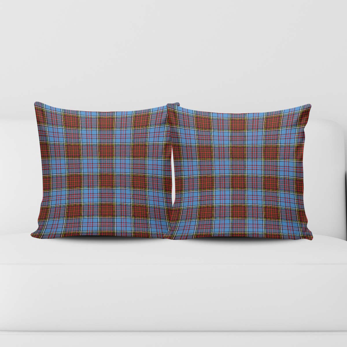 Anderson Modern Tartan Pillow Cover Square Pillow Cover - Tartanvibesclothing