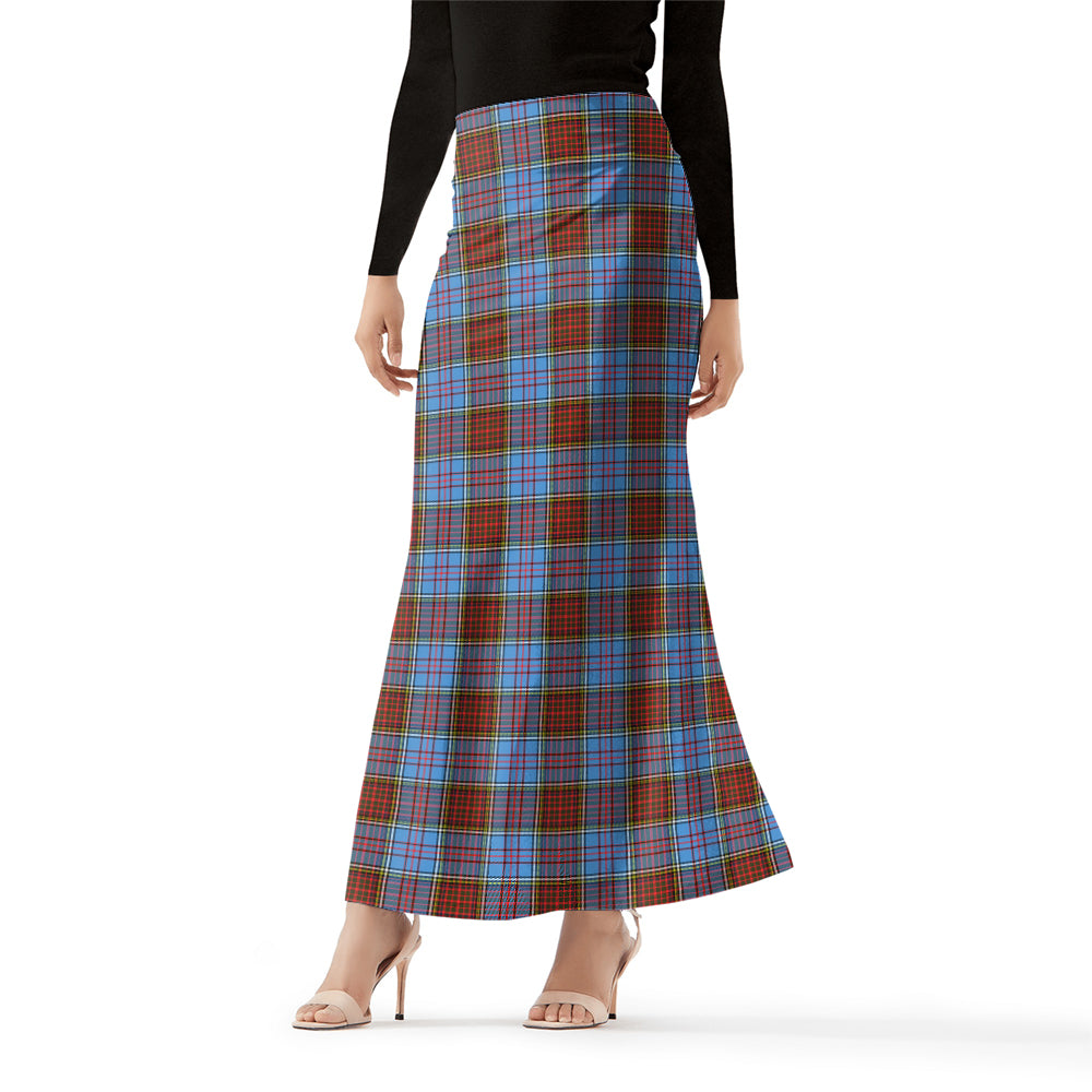 Anderson Modern Tartan Womens Full Length Skirt Female - Tartanvibesclothing