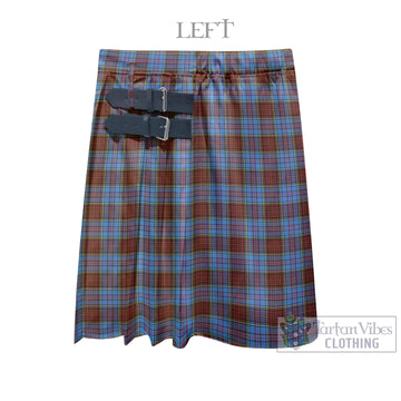 Anderson Modern Tartan Men's Pleated Skirt - Fashion Casual Retro Scottish Kilt Style