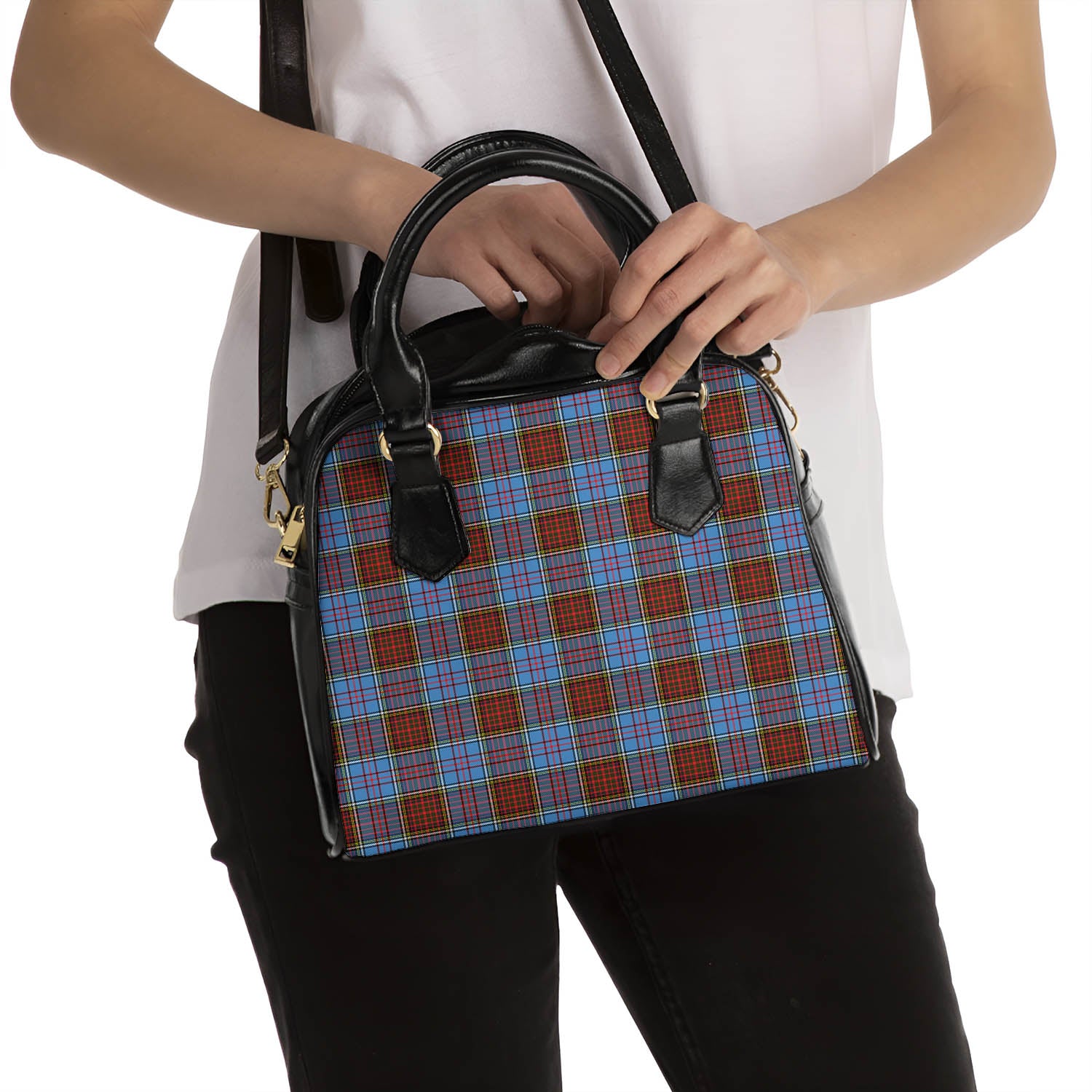 Anderson Modern Tartan Shoulder Handbags - Tartanvibesclothing