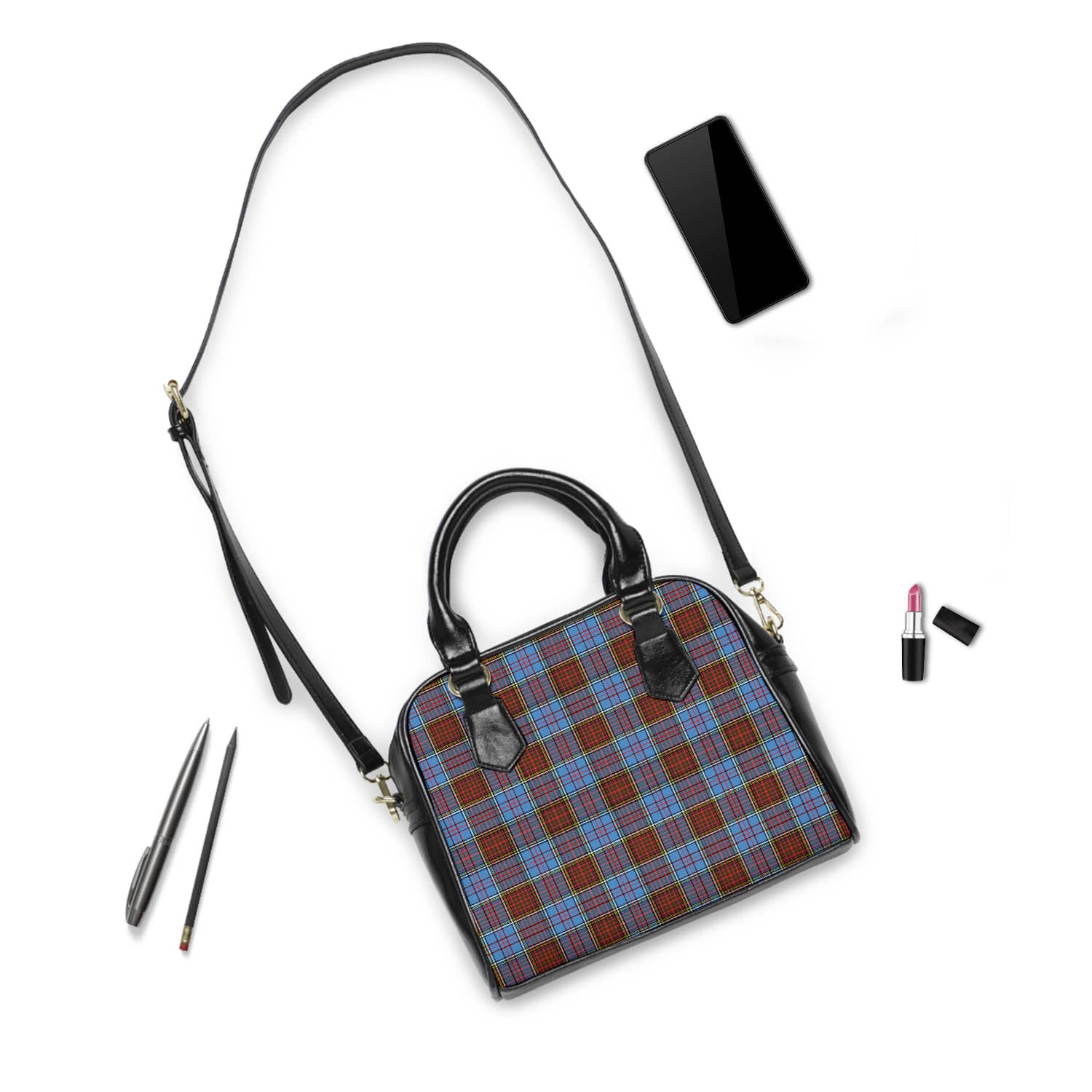 Anderson Modern Tartan Shoulder Handbags - Tartanvibesclothing