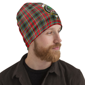 Anderson of Arbrake Tartan Beanies Hat with Family Crest