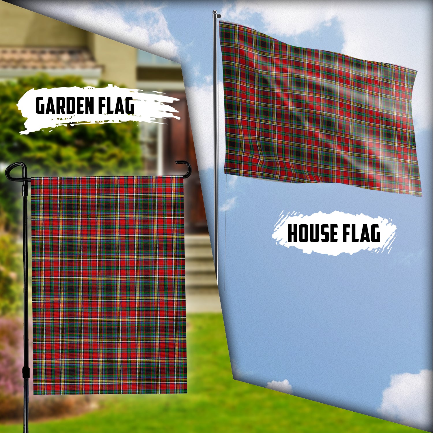 Anderson of Arbrake Tartan Flag Garden Flag (Vertical) - Tartanvibesclothing
