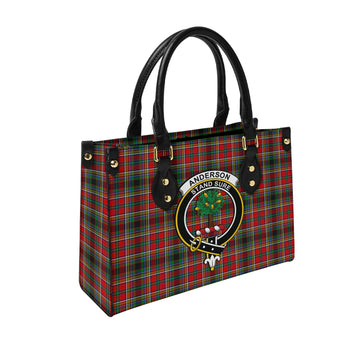 anderson-of-arbrake-tartan-leather-bag-with-family-crest