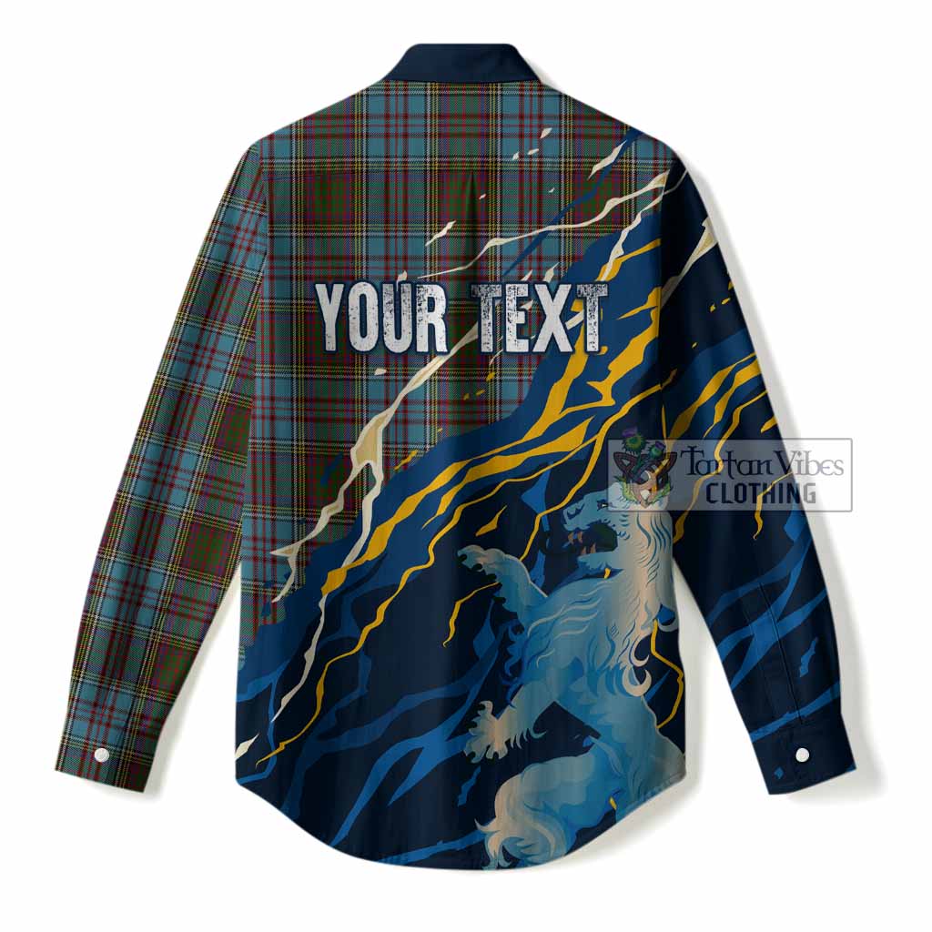 Anderson Scotland Tartan Women Casual Shirt WC2026 Football - We'll Be Coming