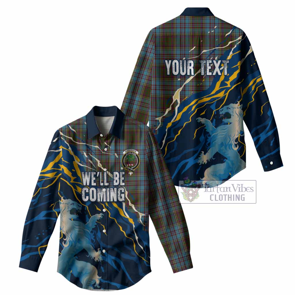 Anderson Scotland Tartan Women Casual Shirt WC2026 Football - We'll Be Coming