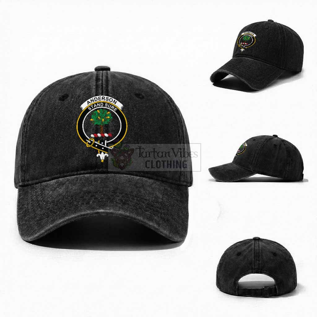Anderson Scottish Clan Crest Washed Baseball Cap