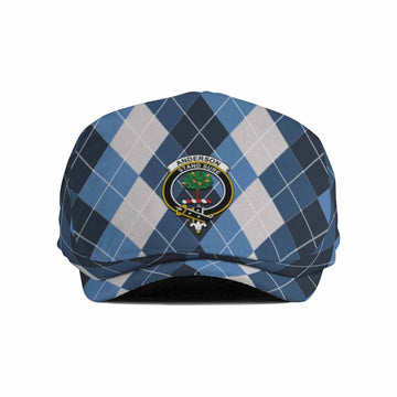 Anderson Scottish Family Crest Flat Cap, Jeff Cap Scotland National Argyle Classic Style