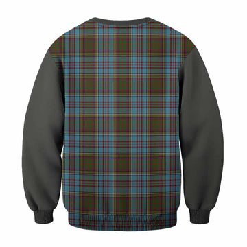 Anderson Tartan Accent Sweatshirt with Family Crest