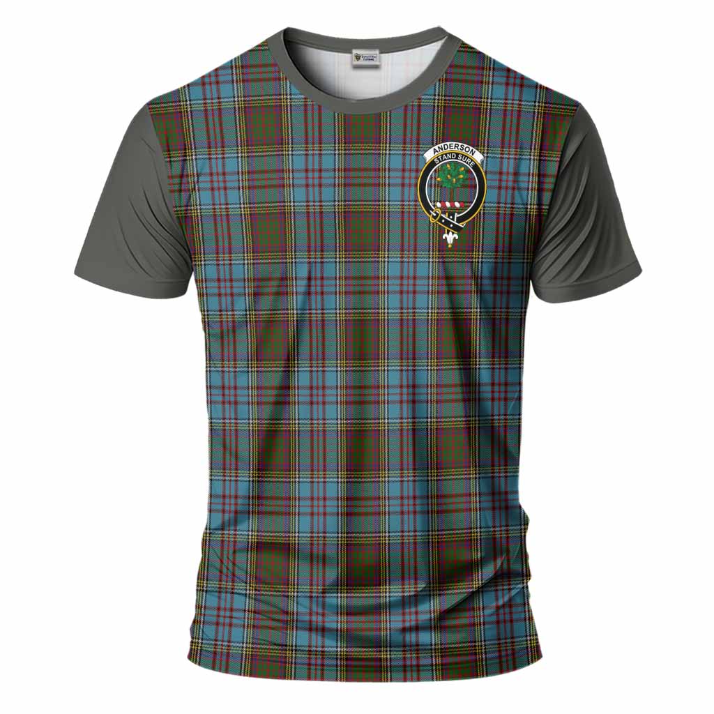 Anderson Tartan Accent T-Shirt with Family Crest