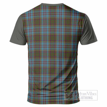 Anderson Tartan Accent T-Shirt with Family Crest