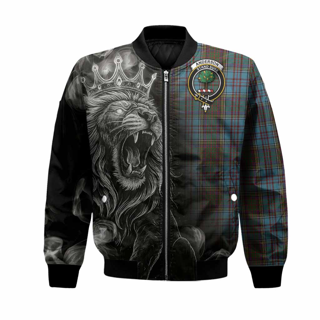Anderson Tartan Bomber Jacket Roaring Lion Heritage