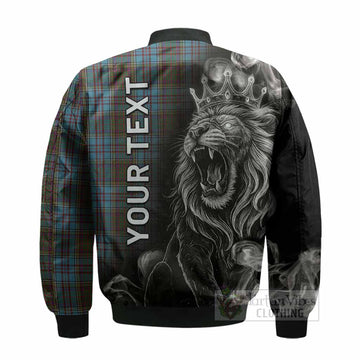 Anderson Tartan Bomber Jacket Roaring Lion Heritage