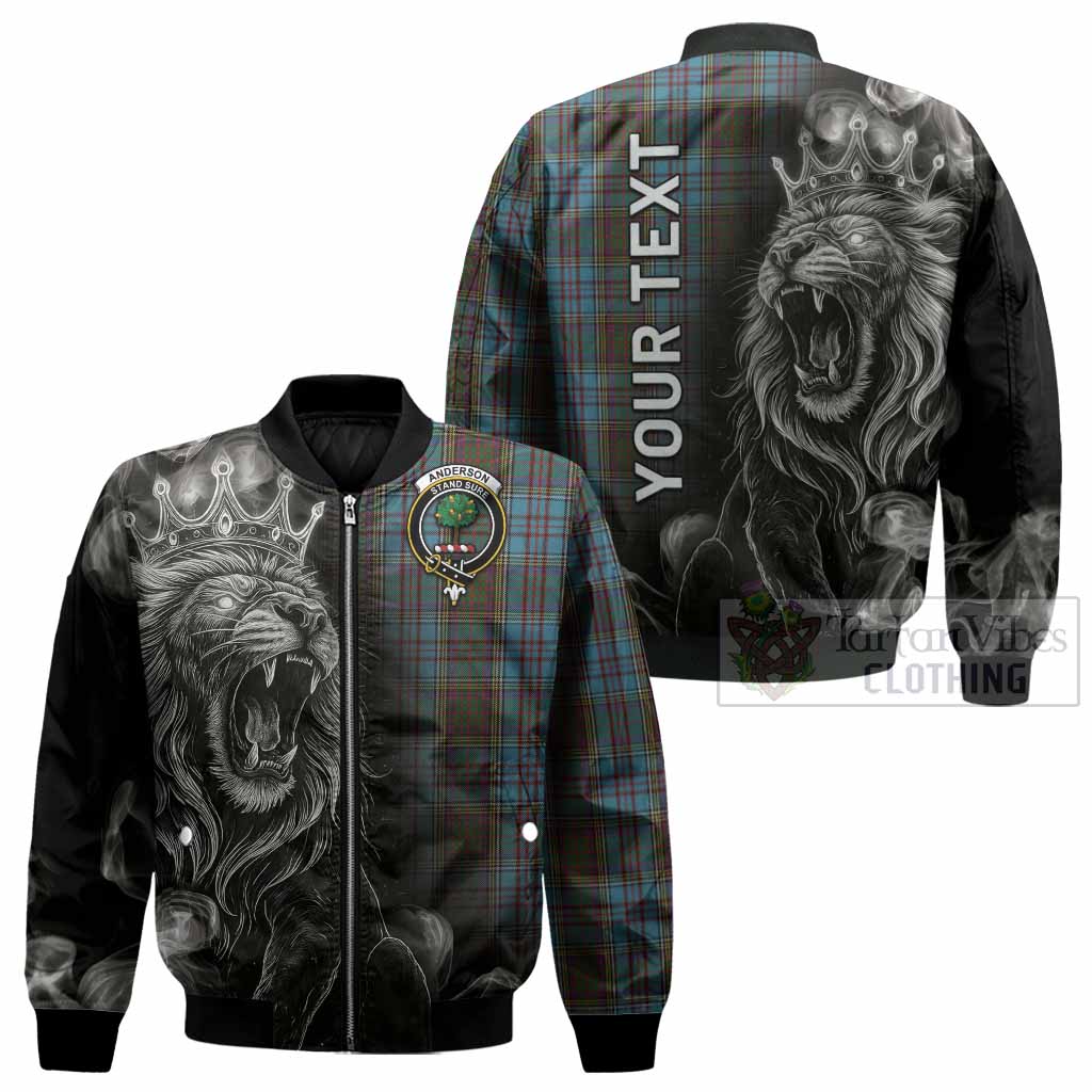Anderson Tartan Bomber Jacket Roaring Lion Heritage