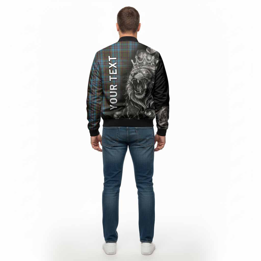 Anderson Tartan Bomber Jacket Roaring Lion Heritage