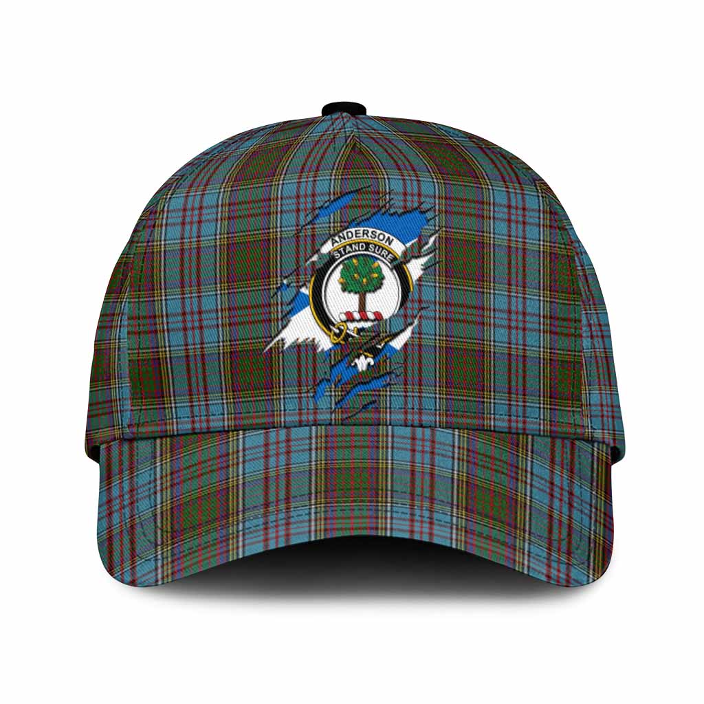 Anderson Tartan Classic Cap with Family Crest In Me Style