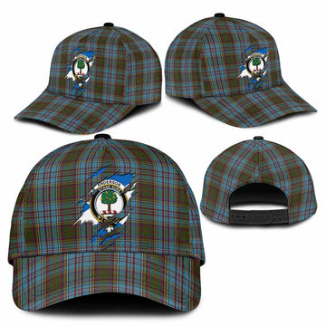 Anderson Tartan Classic Cap with Family Crest In Me Style
