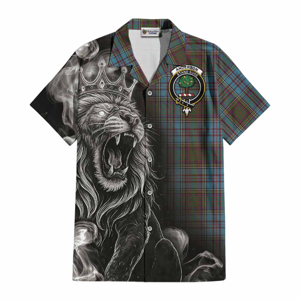 Anderson Tartan Cotton Hawaiian Shirt Roaring Lion Heritage