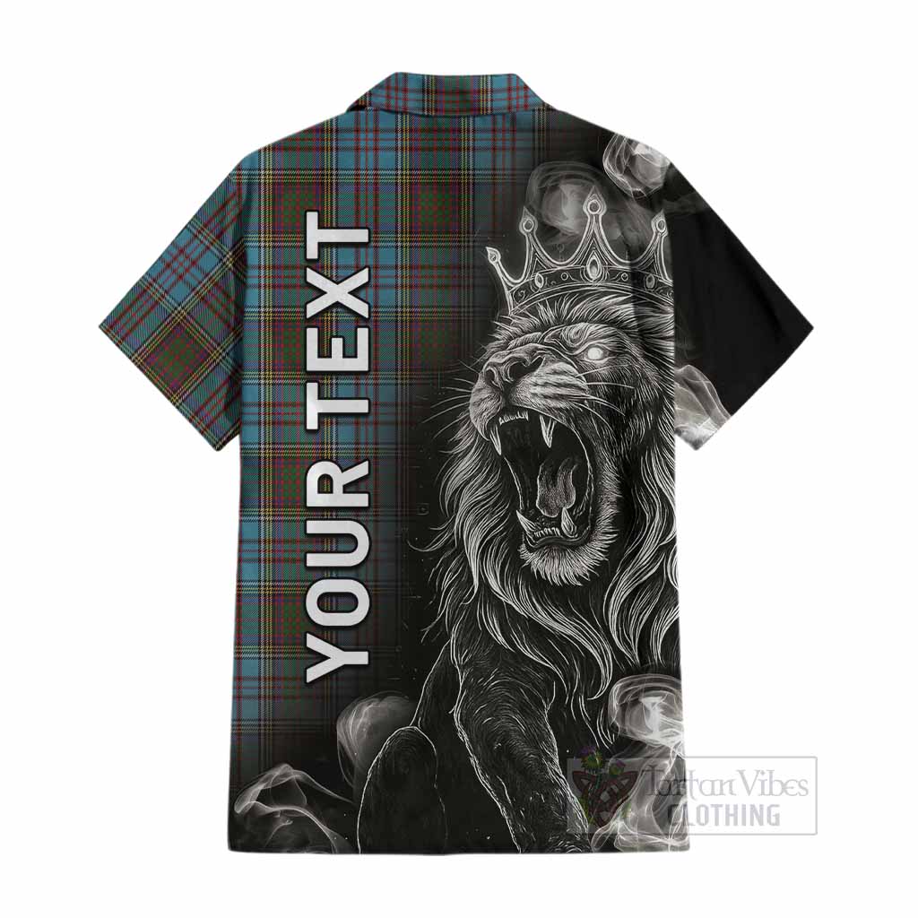 Anderson Tartan Cotton Hawaiian Shirt Roaring Lion Heritage