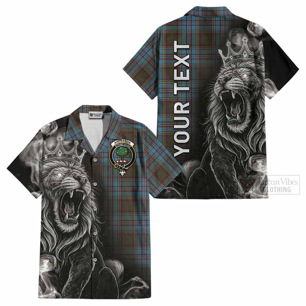 Anderson Tartan Cotton Hawaiian Shirt Roaring Lion Heritage