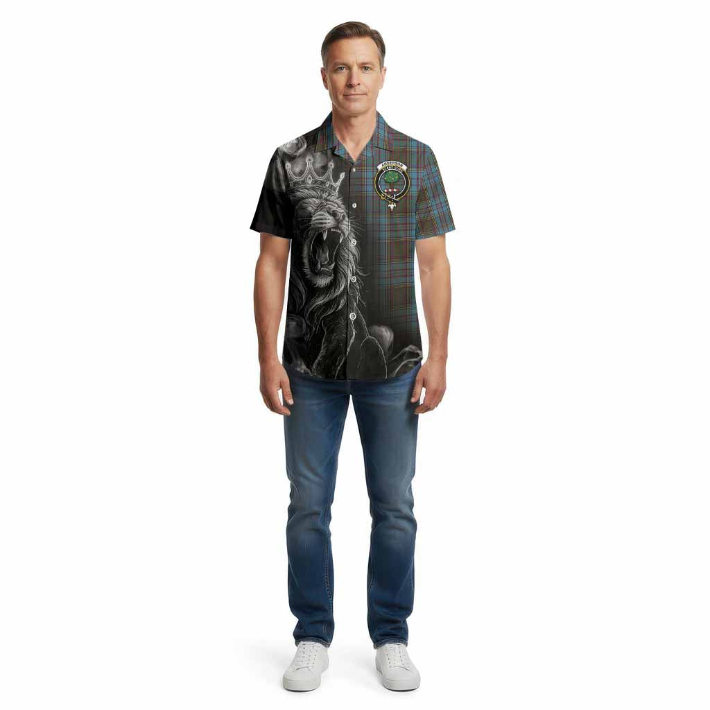 Anderson Tartan Cotton Hawaiian Shirt Roaring Lion Heritage