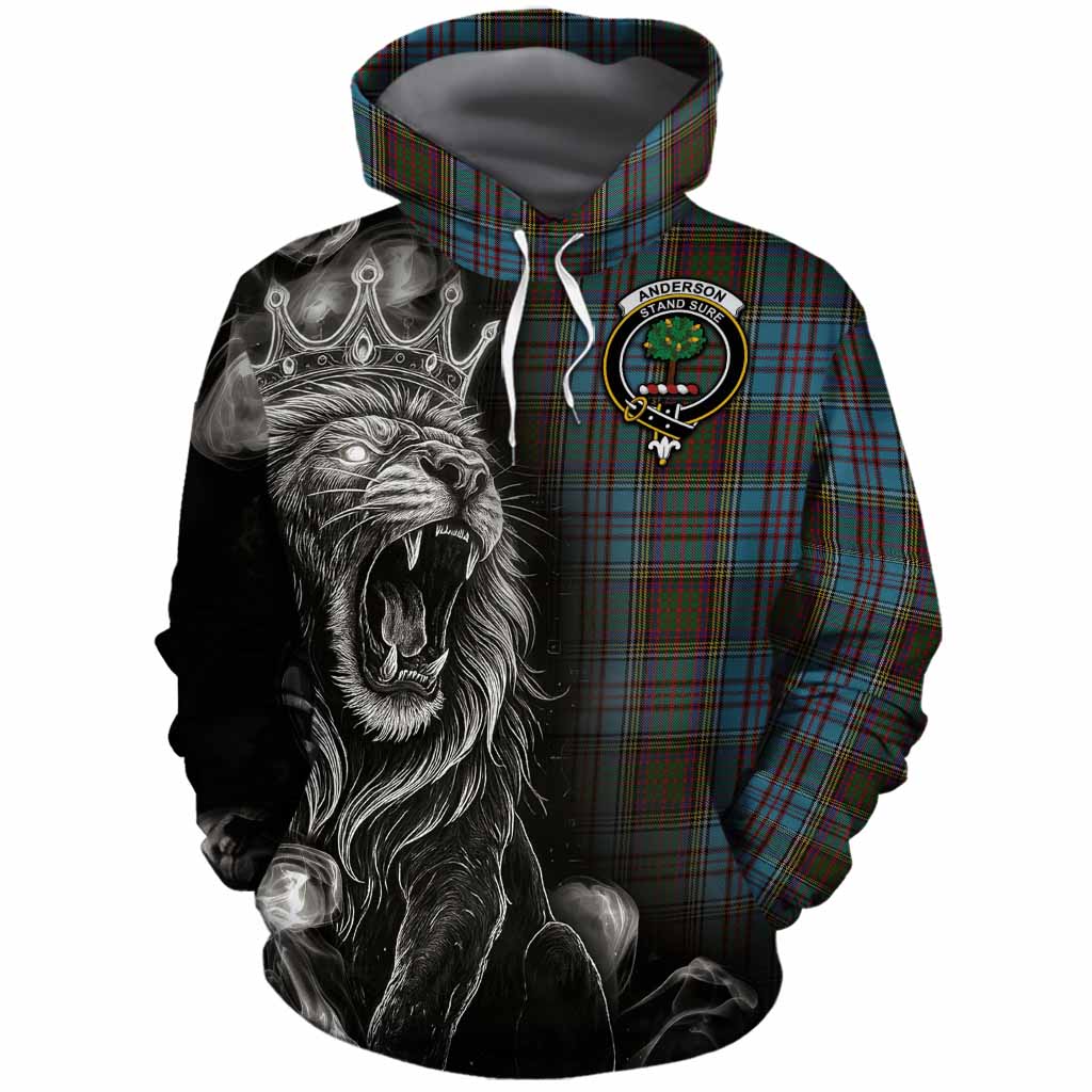 Anderson Tartan Cotton Hoodie Roaring Lion Heritage