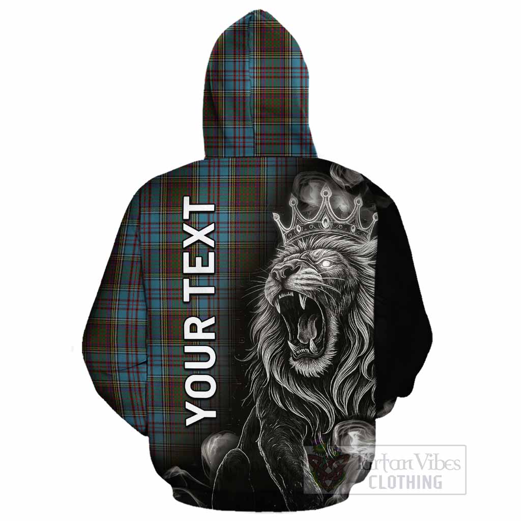 Anderson Tartan Cotton Hoodie Roaring Lion Heritage