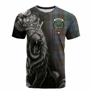 Anderson Tartan Cotton T-shirt Roaring Lion Heritage