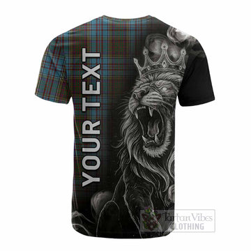 Anderson Tartan Cotton T-shirt Roaring Lion Heritage