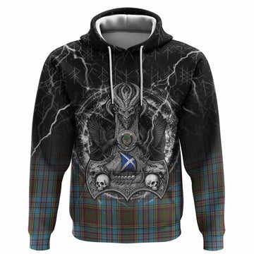 Anderson Tartan Crest Hoodie Celtic Odin's Raven Legacy