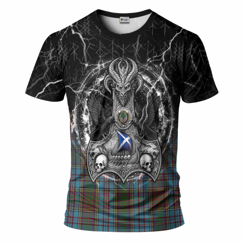 Anderson Tartan Crest T-Shirt Celtic Odin's Raven Legacy