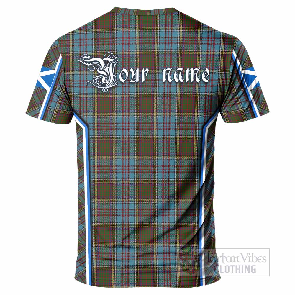 Anderson Tartan Crest T-shirt Scotland Coat of Arm Flag Style - Tartan Vibes Clothing
