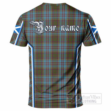 Anderson Tartan Crest T-shirt Scotland Coat of Arm Flag Style - Tartan Vibes Clothing