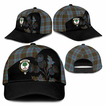 Anderson Tartan Family Crest Classic Cap Scotland Thistle Floral Flag Style