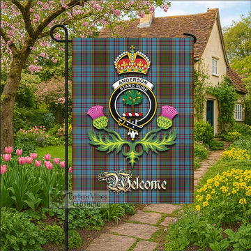 Anderson Tartan Family Crest Garden Flag Royal Thistle Welcome Style - Tartan Vibes Clothing