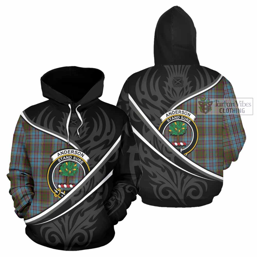 Anderson Tartan Family Crest Hoodie Celtic Scottish Thistle Floral - Tartan Vibes Clothing
