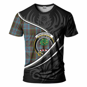 Anderson Tartan Family Crest T-shirt Celtic Scottish Thistle Floral - Tartan Vibes Clothing