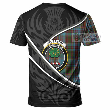 Anderson Tartan Family Crest T-shirt Celtic Scottish Thistle Floral - Tartan Vibes Clothing