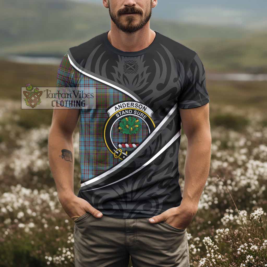 Anderson Tartan Family Crest T-shirt Celtic Scottish Thistle Floral - Tartan Vibes Clothing