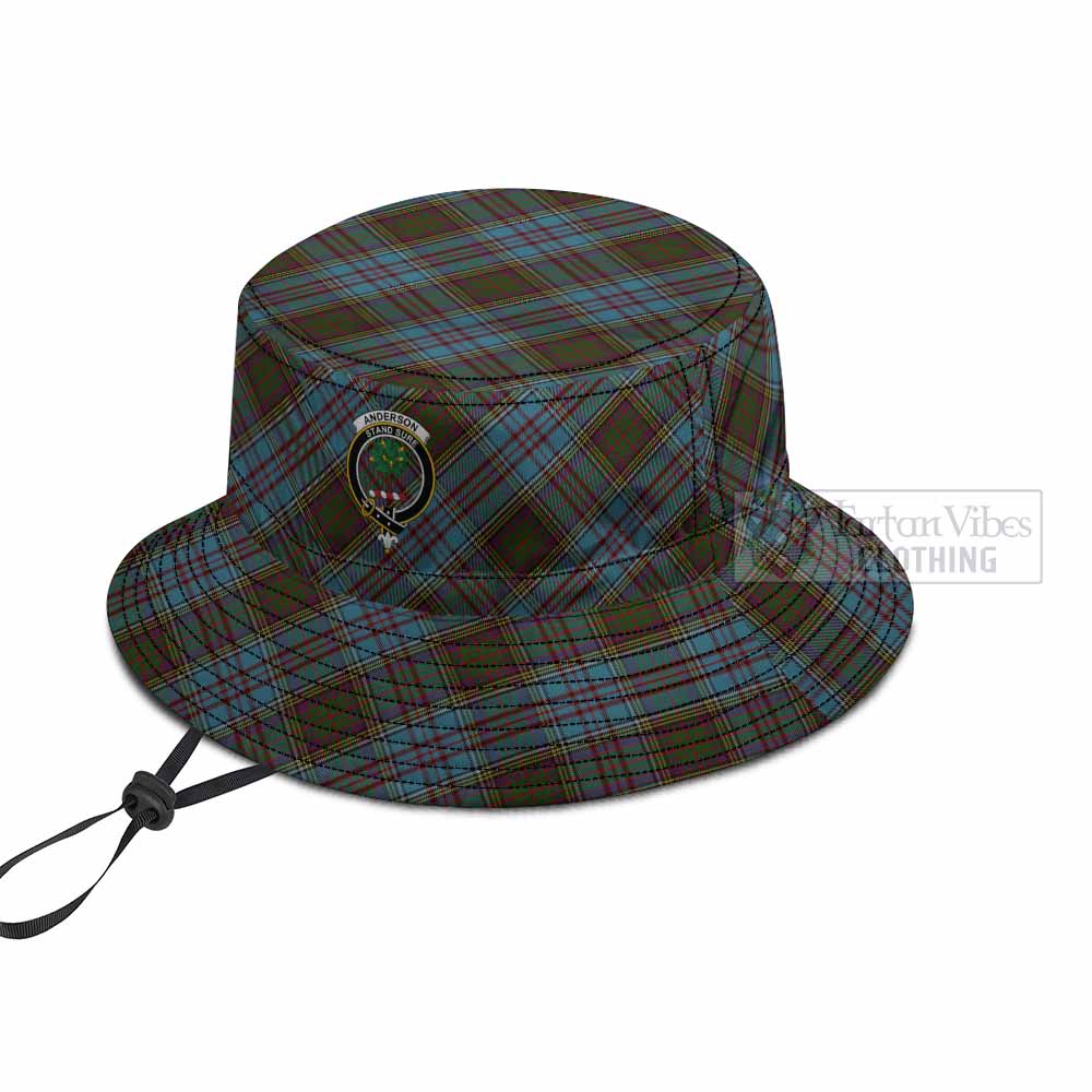 Anderson Tartan Fishing Hat with Family Crest